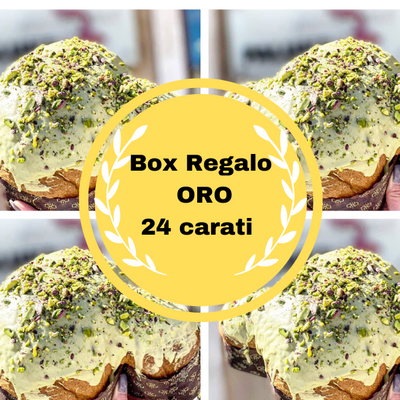 Colombe artigianali Box regalo ORO 24 CARATI: