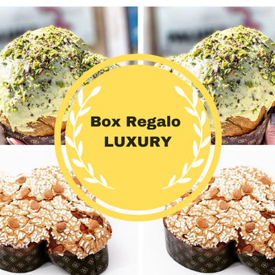 Colombe artigianali Box Regalo ORO BIANCO: