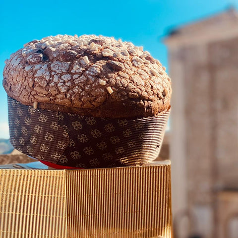 Panettone artigianale classico siciliano con uvetta e canditi in vendita online