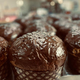 Panettone artgianale siciliano al cioccolato fondente in vendita online. 1,2 KG.